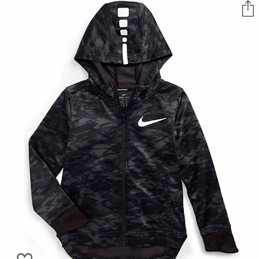 Nike Boys Elite Full Zip Hoodie 4T